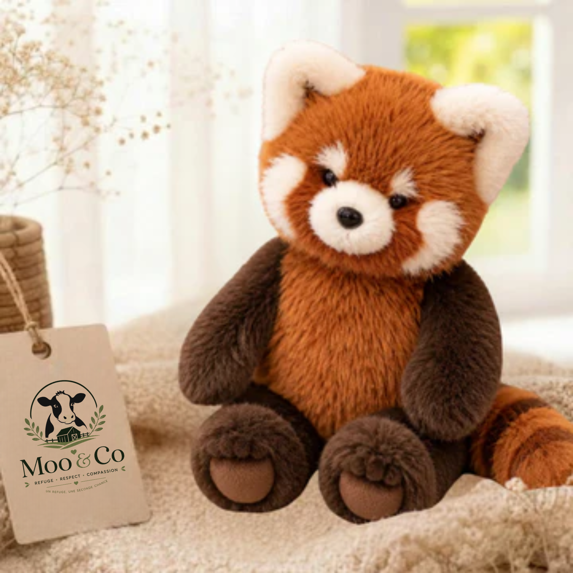 Peluche Panda Roux Moo & Co